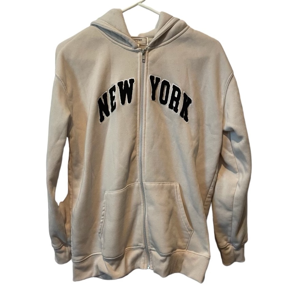 No comments. NY-LA zipped up hoodie . Ladies size M